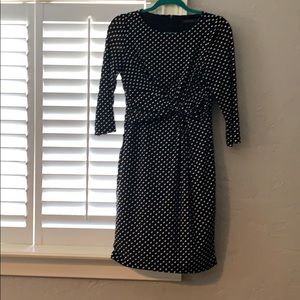 Limited black and white polka dot dress